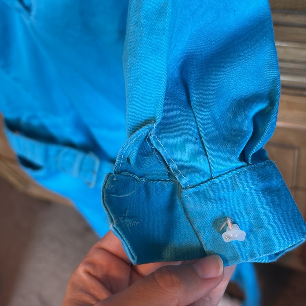 Vintage light blue dress - Picture 3 of 6